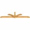 Ekena Millwork Redmond Rough Sawn Timber Gable Bracket, Western Red Cedar, 108"W x 27"H x 4"D x 4"F, 6/12 Pitch GBW108X27X0404RED00RWR - alternate 2